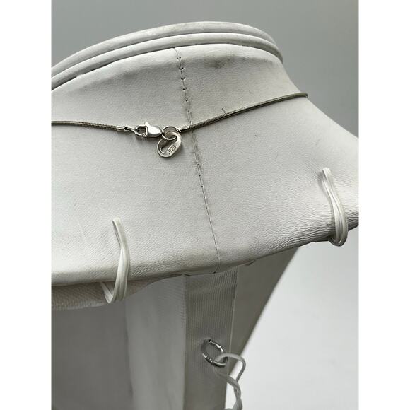 Sterling Silver 925 Watermelon
Tourmaline Pendant Necklace
16" Chain Bezel - Picture 5 of 15